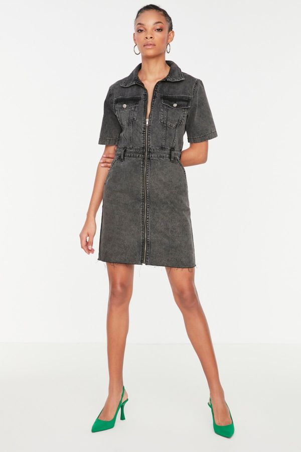Trendyol Дамска рокля Trendyol Denim