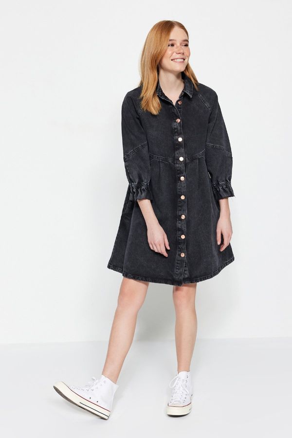 Trendyol Дамска рокля Trendyol Denim