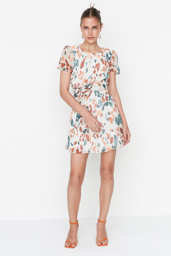 Trendyol Дамска рокля Trendyol Ecru