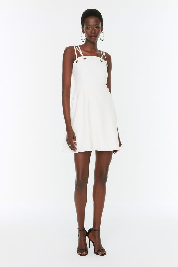 Trendyol Дамска рокля Trendyol Ecru