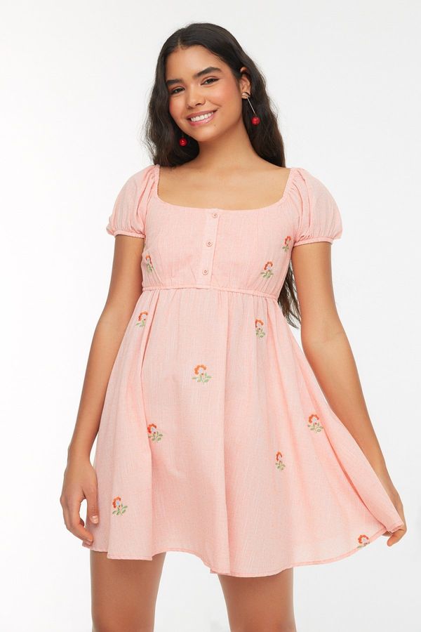 Trendyol Дамска рокля  Trendyol Embroidered