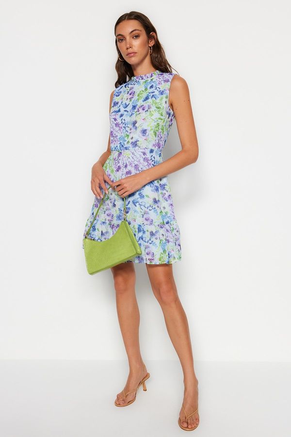 Trendyol Дамска рокля Trendyol Floral Patterned