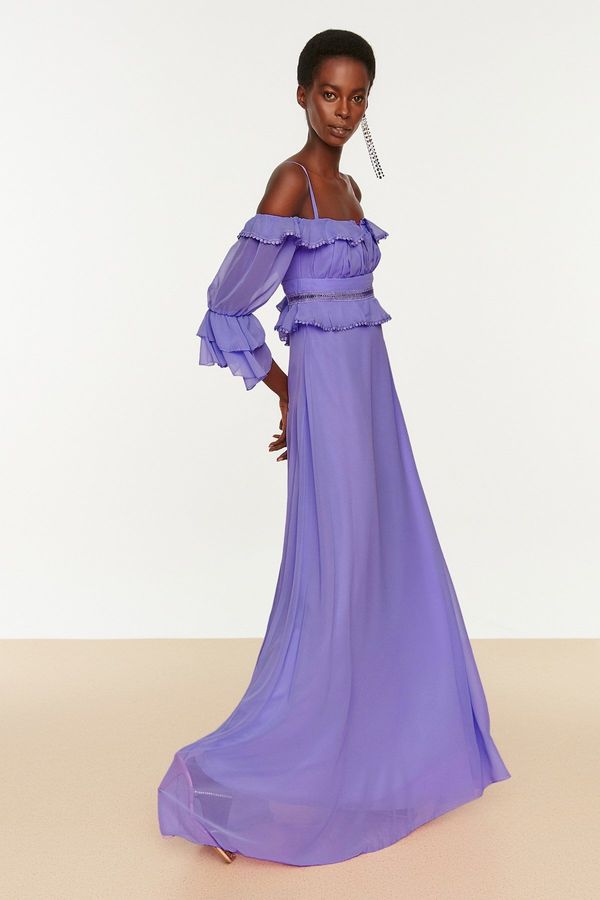 Trendyol Дамска рокля Trendyol Frill Detailed