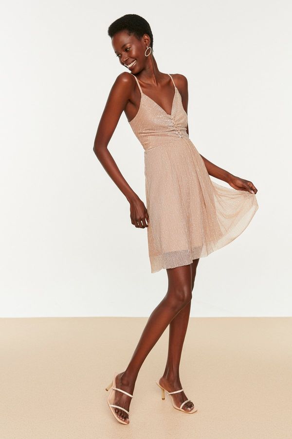 Trendyol Дамска рокля Trendyol Glitter