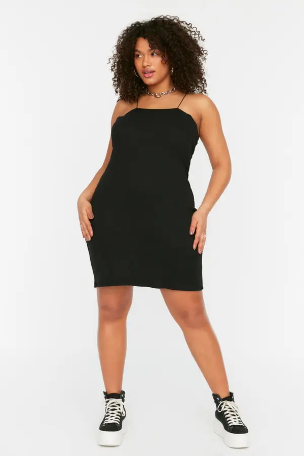 Trendyol Дамска рокля Trendyol Knitted