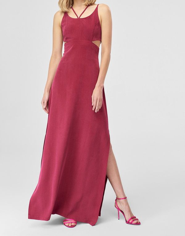 Trendyol Дамска рокля Trendyol Long с изрязани аута