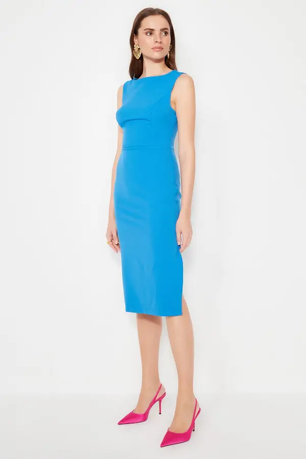 Trendyol Дамска рокля Trendyol Midi