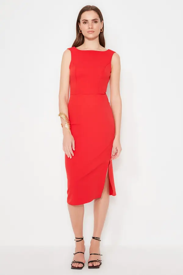 Trendyol Дамска рокля Trendyol Midi