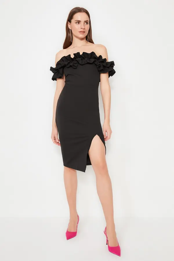 Trendyol Дамска рокля Trendyol Midi