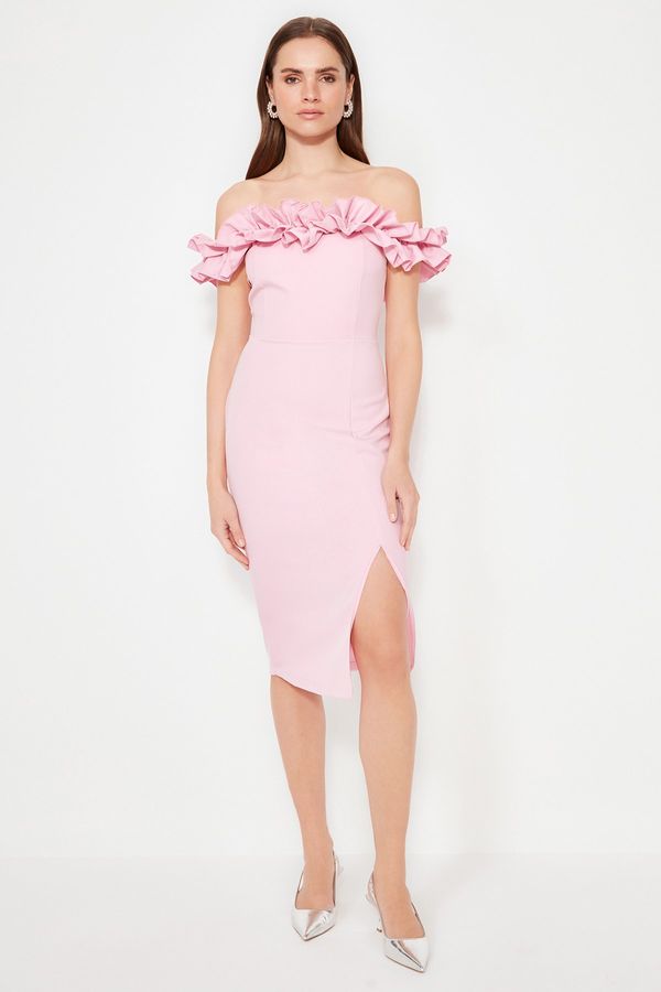 Trendyol Дамска рокля Trendyol Midi