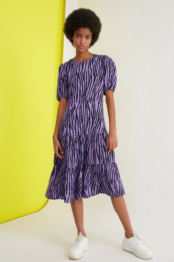 Trendyol Дамска рокля Trendyol Multicolored