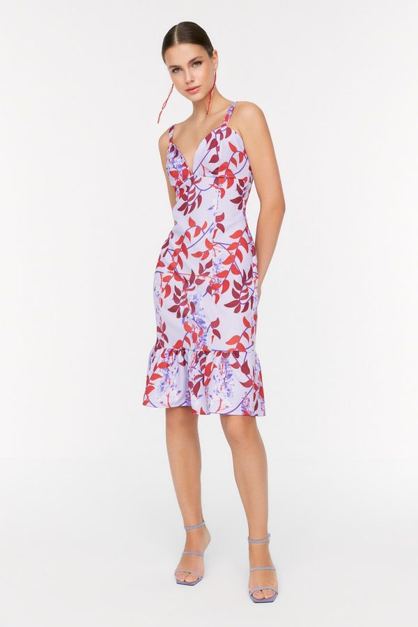 Trendyol Дамска рокля Trendyol Multicolored