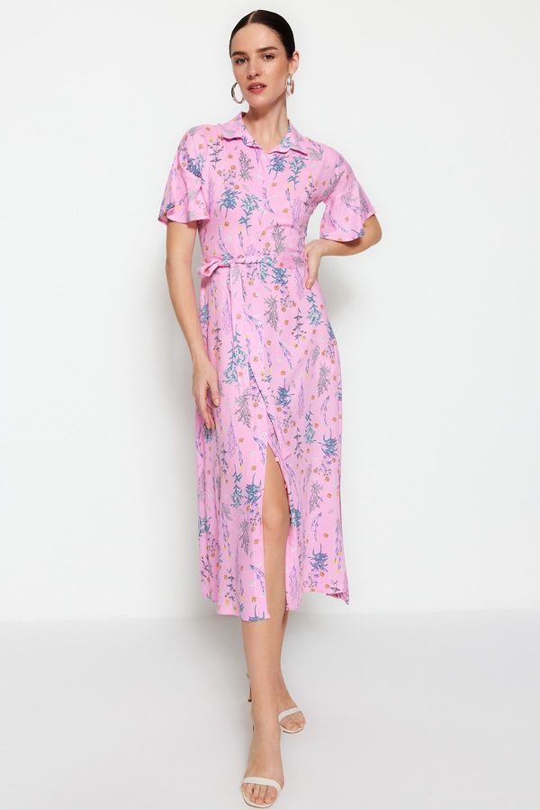 Trendyol Дамска рокля Trendyol Multicolored