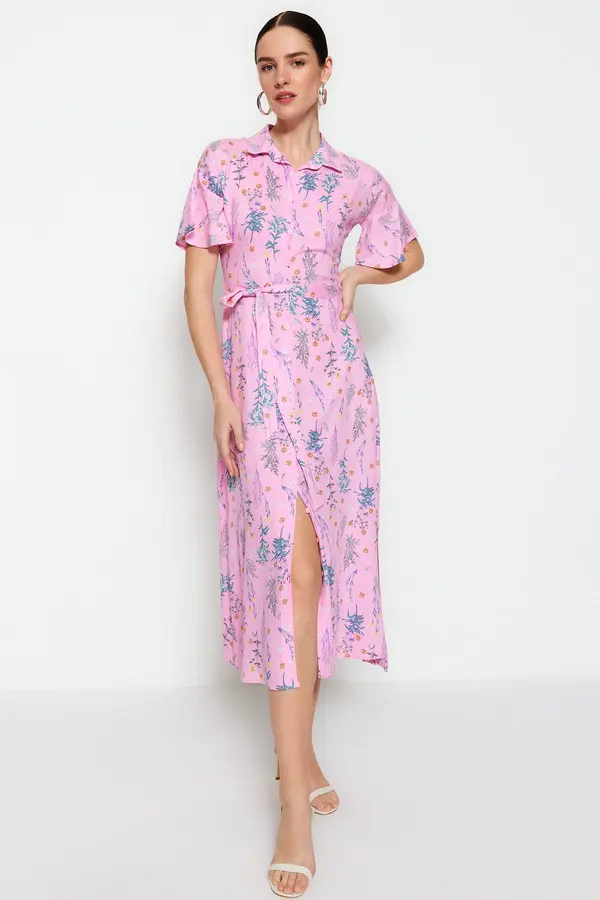 Trendyol Дамска рокля Trendyol Multicolored