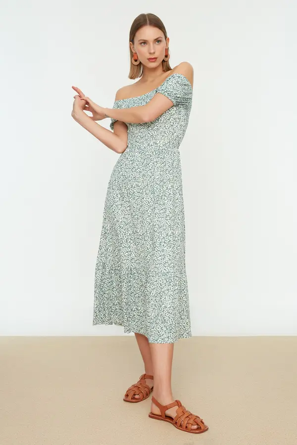 Trendyol Дамска рокля Trendyol Patterned