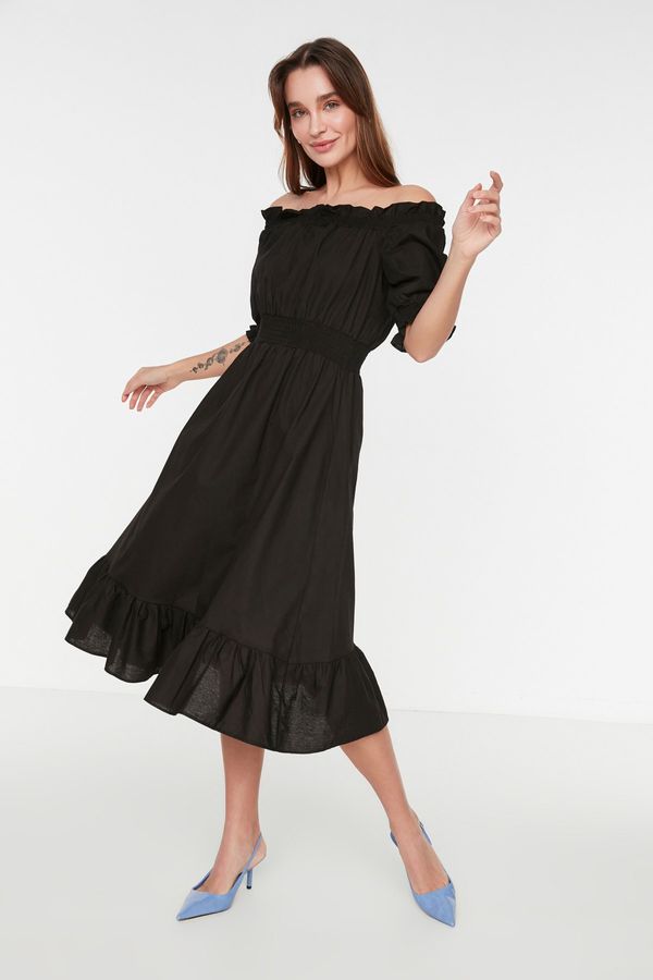 Trendyol Дамска рокля Trendyol Pleated