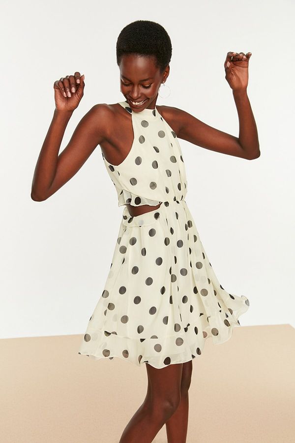 Trendyol Дамска рокля Trendyol Polka dot printed