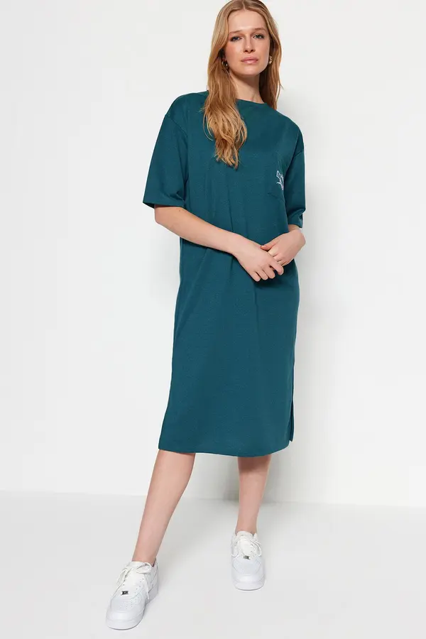 Trendyol Дамска рокля Trendyol Printed