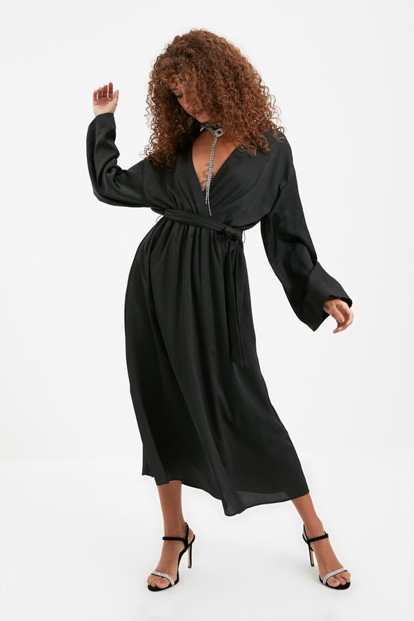 Trendyol Дамска рокля Trendyol Satin