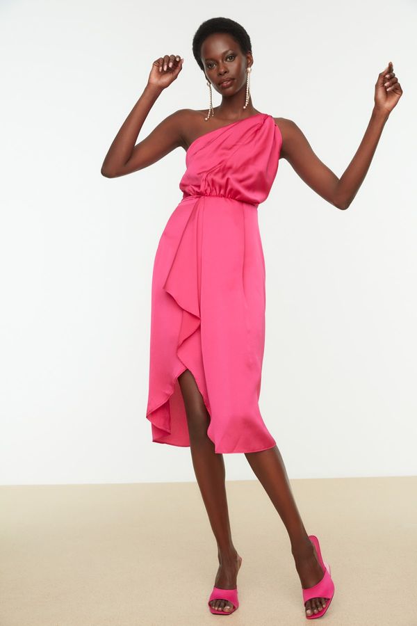 Trendyol Дамска рокля Trendyol Satin