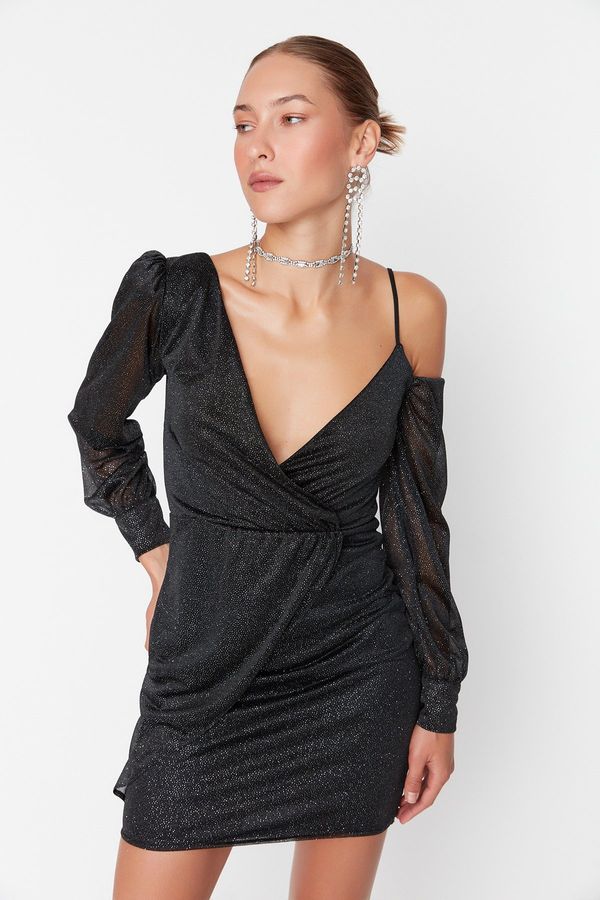 Trendyol Дамска рокля  Trendyol Silvery