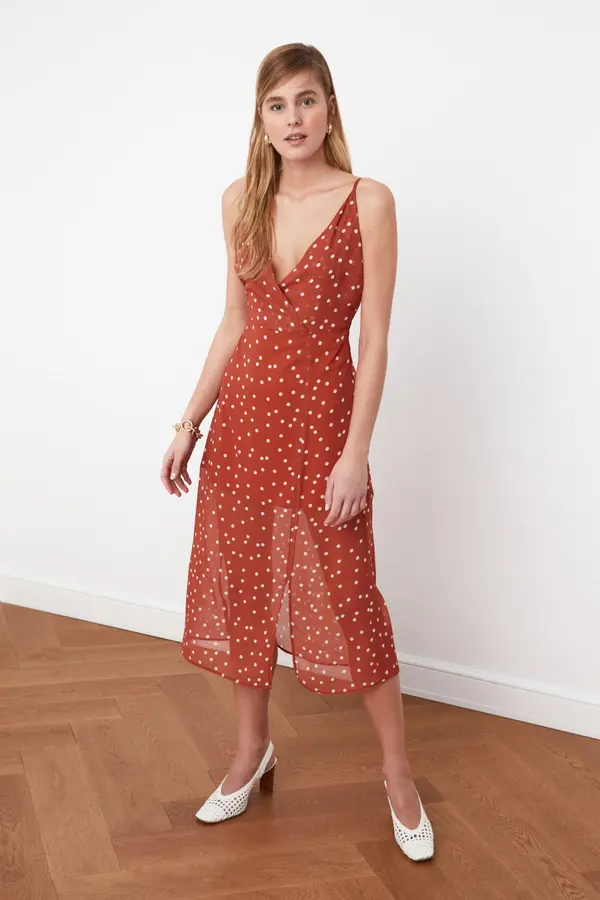 Trendyol Дамска рокля Trendyol Strappy