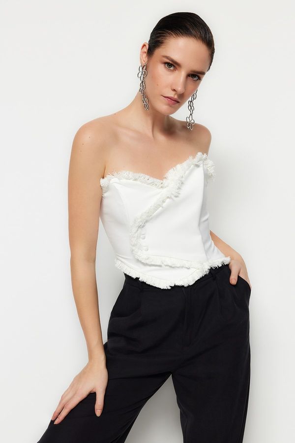 Trendyol Дамска рокля Trendyol TPRSS22BS0070/Black