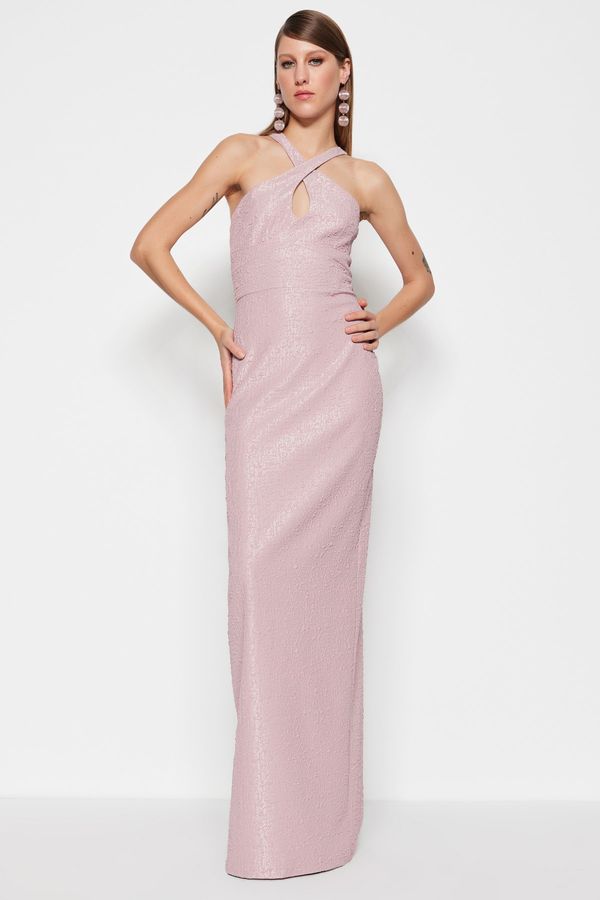 Trendyol Дамска рокля Trendyol TPRSS23AE00114/Blue