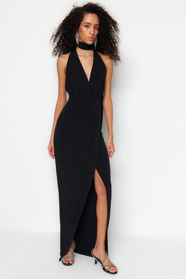 Trendyol Дамска рокля Trendyol TPRSS23AE00125/Black