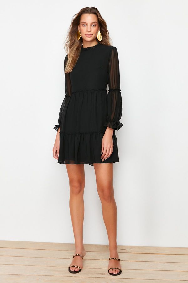 Trendyol Дамска рокля Trendyol Tulle Detailed