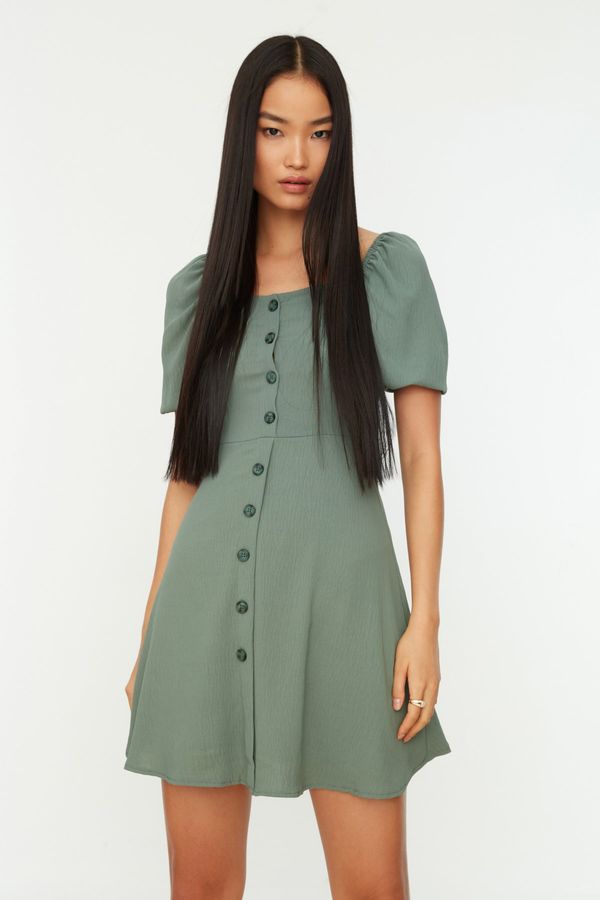 Trendyol Дамска рокля Trendyol TWOSS20EL2314/Camel