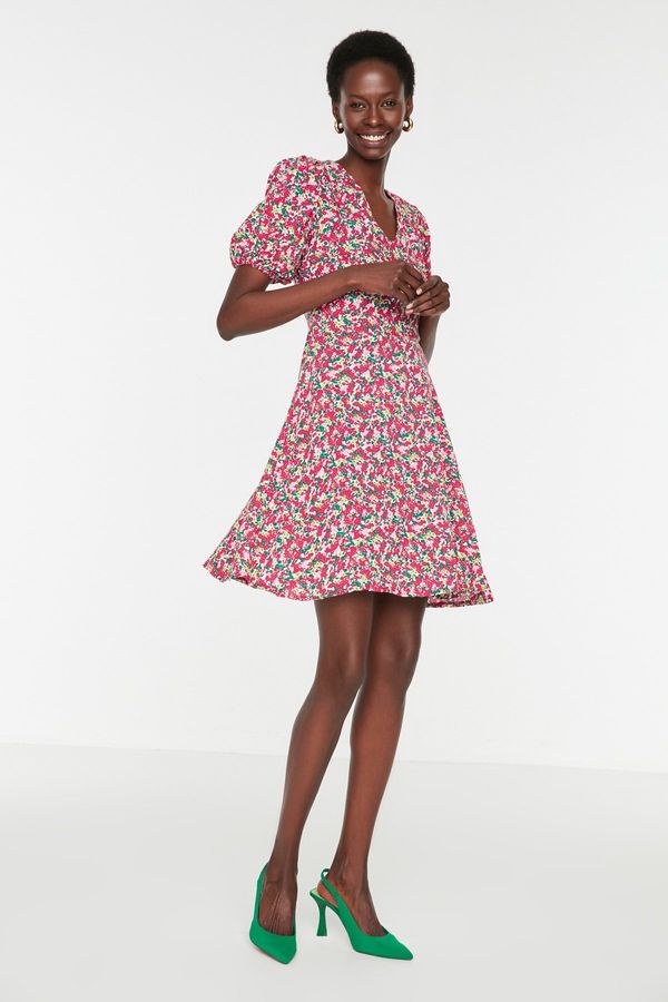 Trendyol Дамска рокля  Trendyol TWOSS22EL0369/PİNK