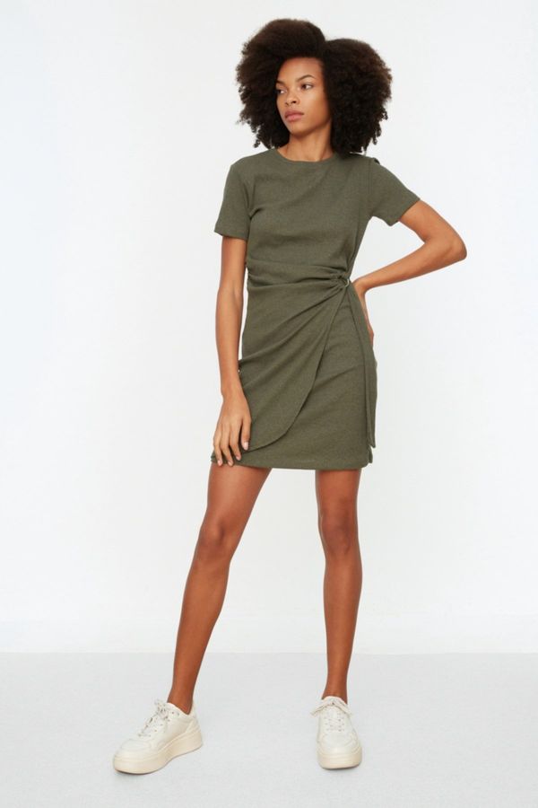 Trendyol Дамска рокля Trendyol Wrap