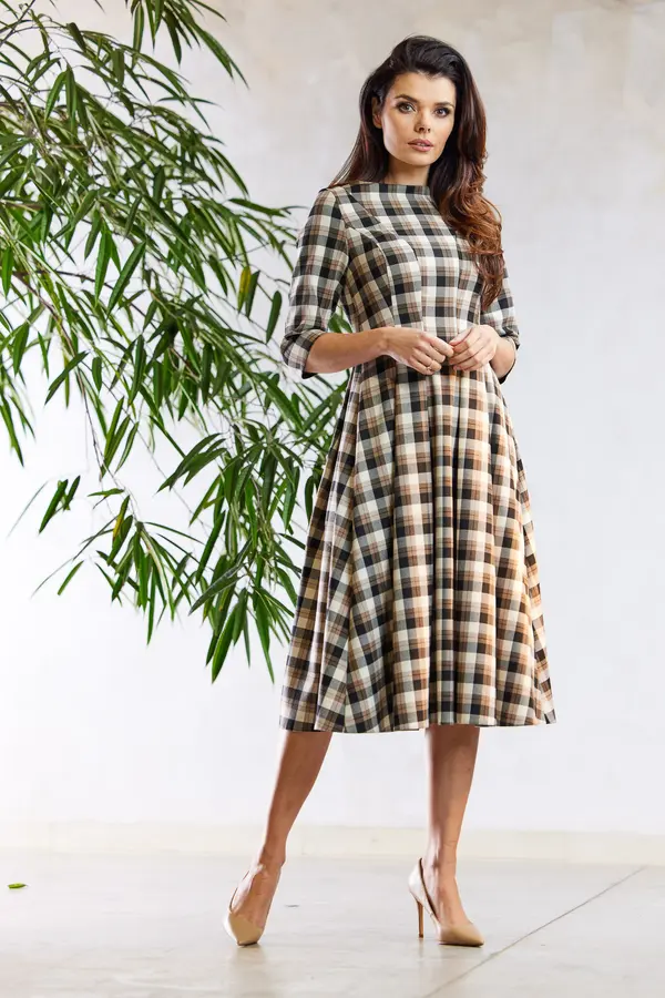 Awama Дамска рокля. Awama Patterned