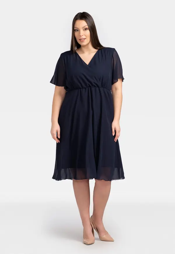 Karko Дамска рокля. Karko Karko_Dress_U392_Navy_Blue
