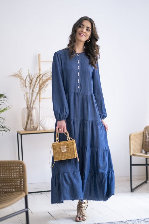 Mefese Дамска рокля. Mefese Dark Blue