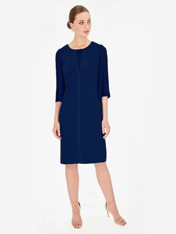 Potis & Verso Дамска рокля. Potis & Verso Navy Blue