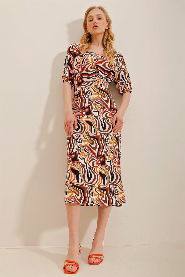 Trend Alaçatı Stili Дамска рокля. Trend Alaçatı Stili