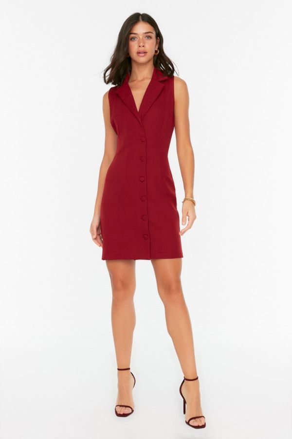 Trendyol Дамска рокля. Trendyol Button Detailed