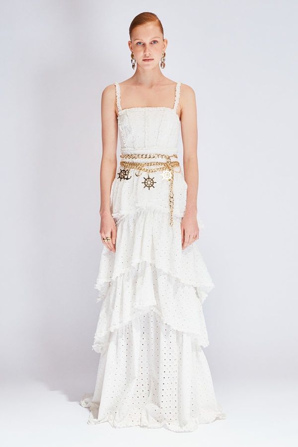 Trendyol Дамска рокля. Trendyol Classic