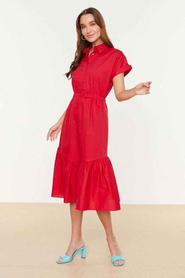 Trendyol Дамска рокля. Trendyol Collar