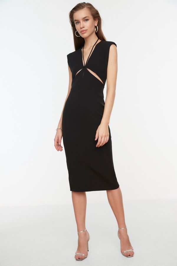 Trendyol Дамска рокля. Trendyol Decollete