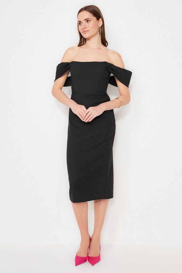 Trendyol Дамска рокля. Trendyol Ecru