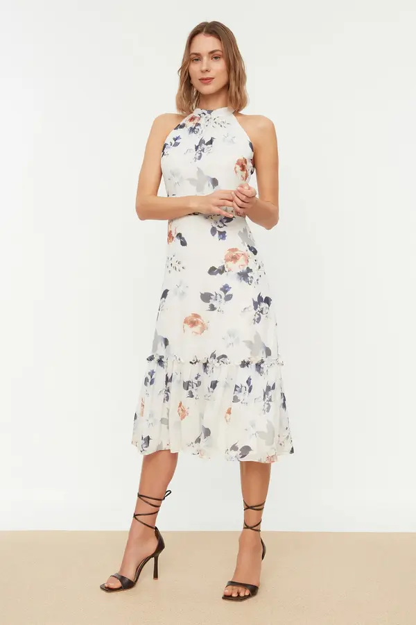 Trendyol Дамска рокля. Trendyol Floral Patterned