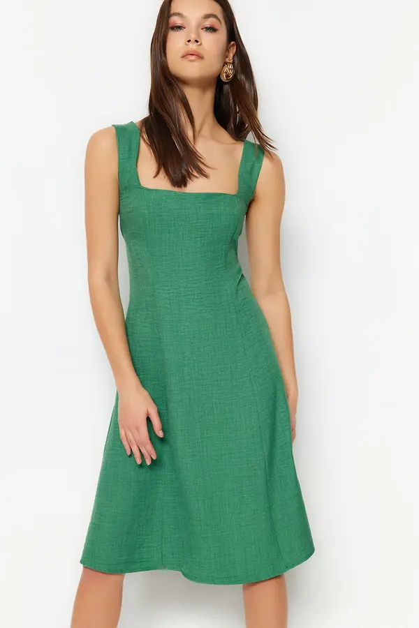 Trendyol Дамска рокля. Trendyol Green