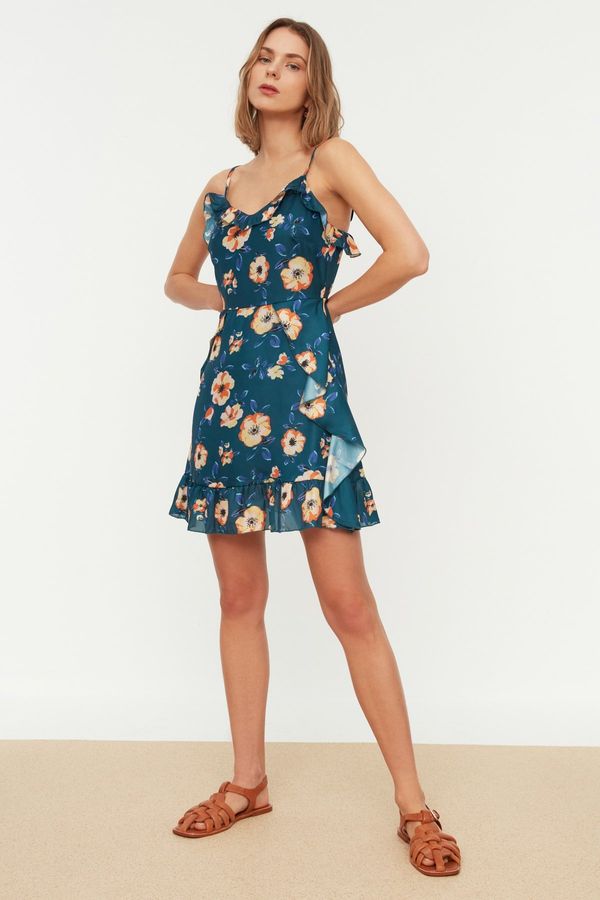 Trendyol Дамска рокля. Trendyol Navy