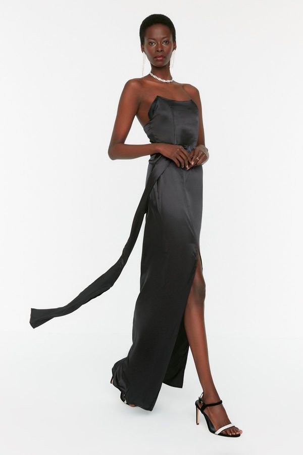 Trendyol Дамска рокля. Trendyol Satin