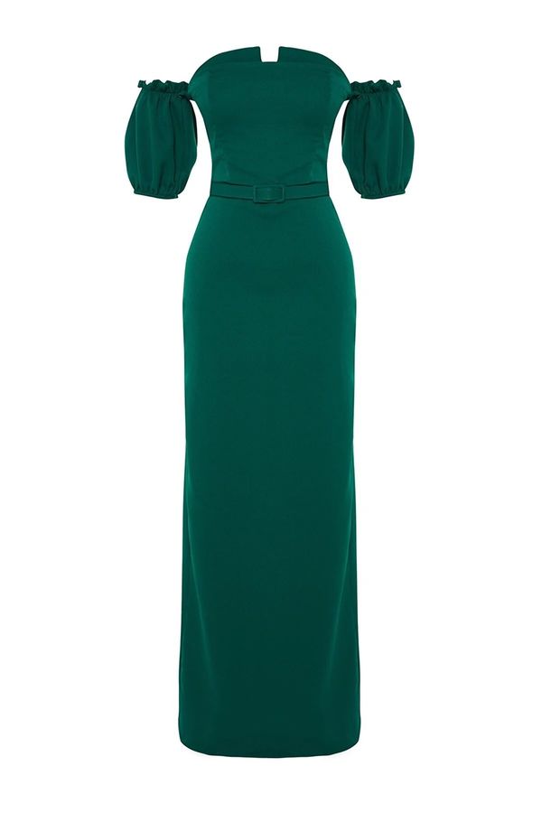 Trendyol Дамска рокля. Trendyol TPRSS23AE00091/Green
