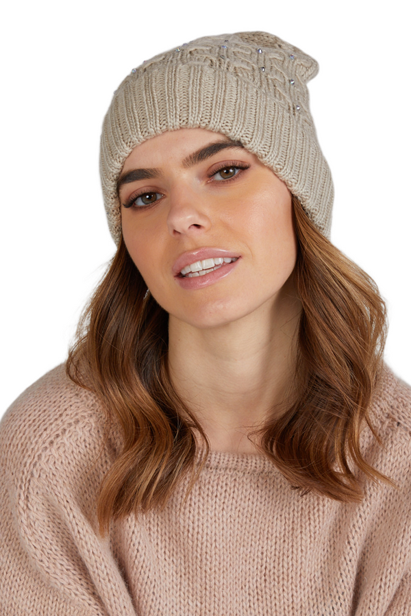 Kamea Дамска шапка. Kamea Kamea_Hat_K.15.42.04-2_Dark_Beige