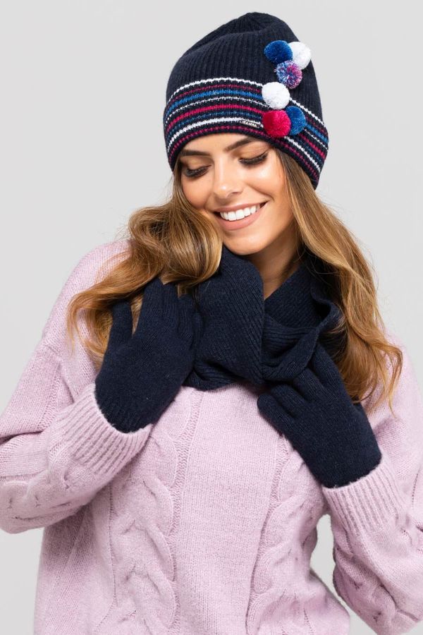 Kamea Дамска шапка. Kamea Kamea_Hat_K.19.032.12_Navy_Blue